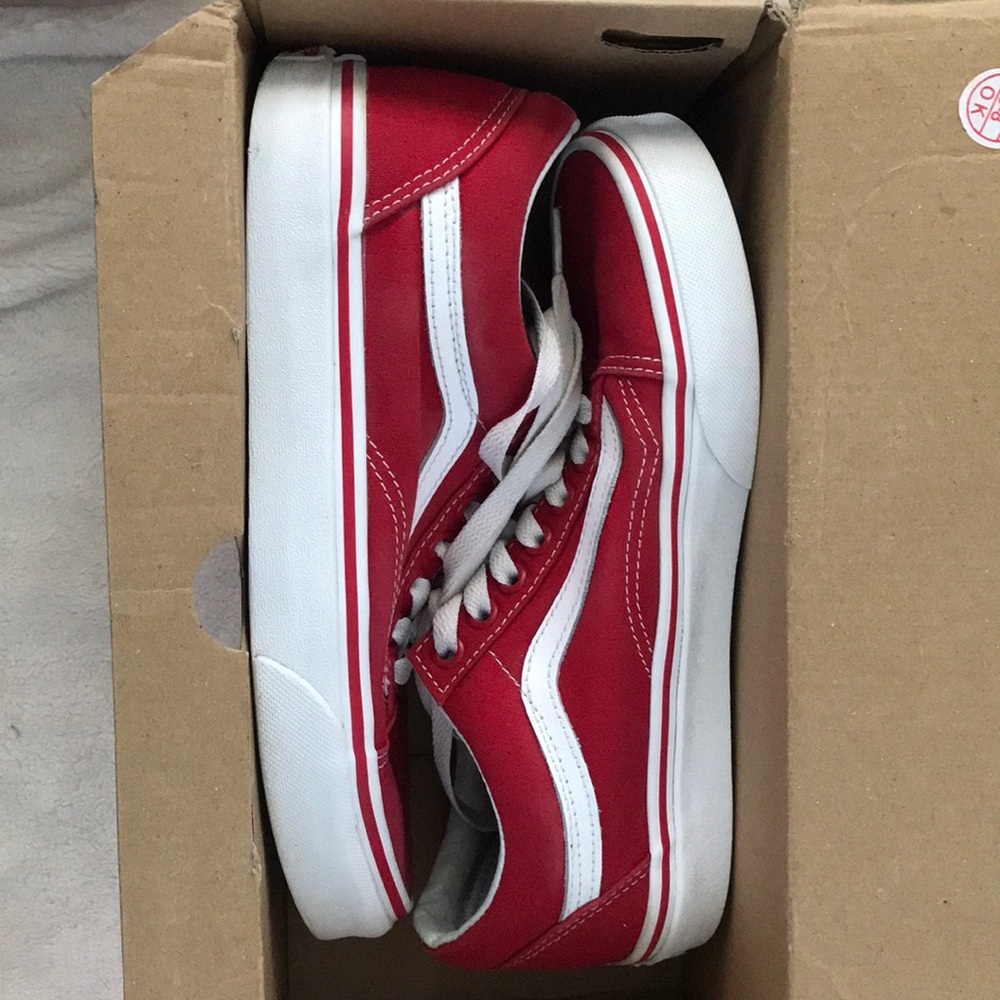 Red Old Skool Vans